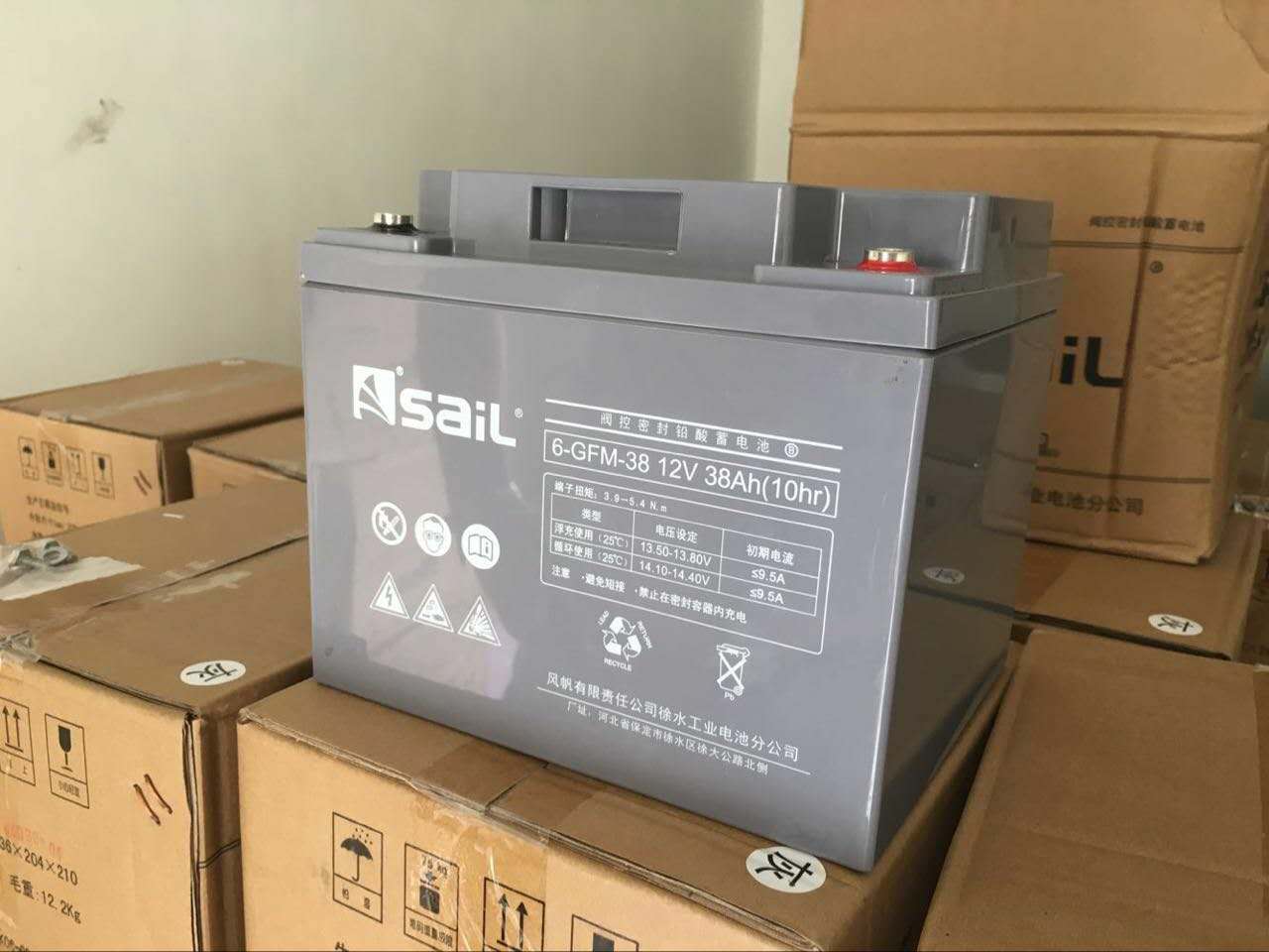 吉林省 風(fēng)帆蓄電池代理商 12V38AH不間斷電源專用