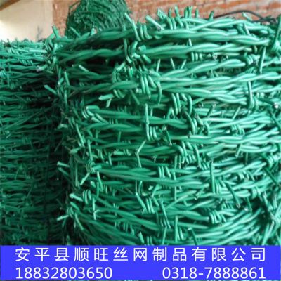 帶刺金屬絲 包塑刺繩 安平刺絲柵欄