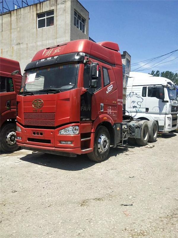 國五二手解放J6P牽引車460馬力500馬力以分期付款