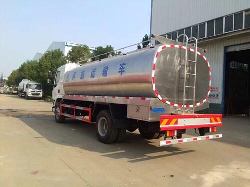 天錦國五鮮奶運(yùn)輸車_8方東風(fēng)液態(tài)食品運(yùn)輸車圖片