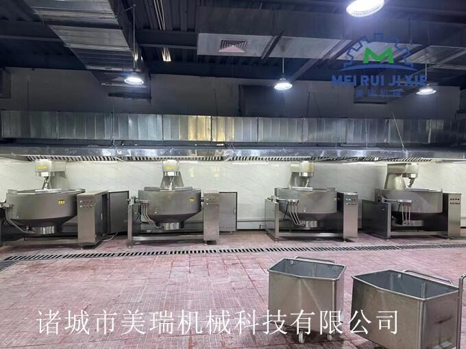 蒸汽夾層鍋現(xiàn)貨 300L燃?xì)饧訜釆A層鍋 立式帶吊框夾層鍋