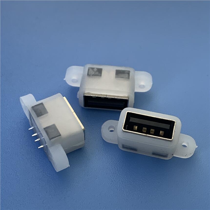 Aĸʽˮ USB 180ʽֱˮĸ IP67ˮȼ Ӻ