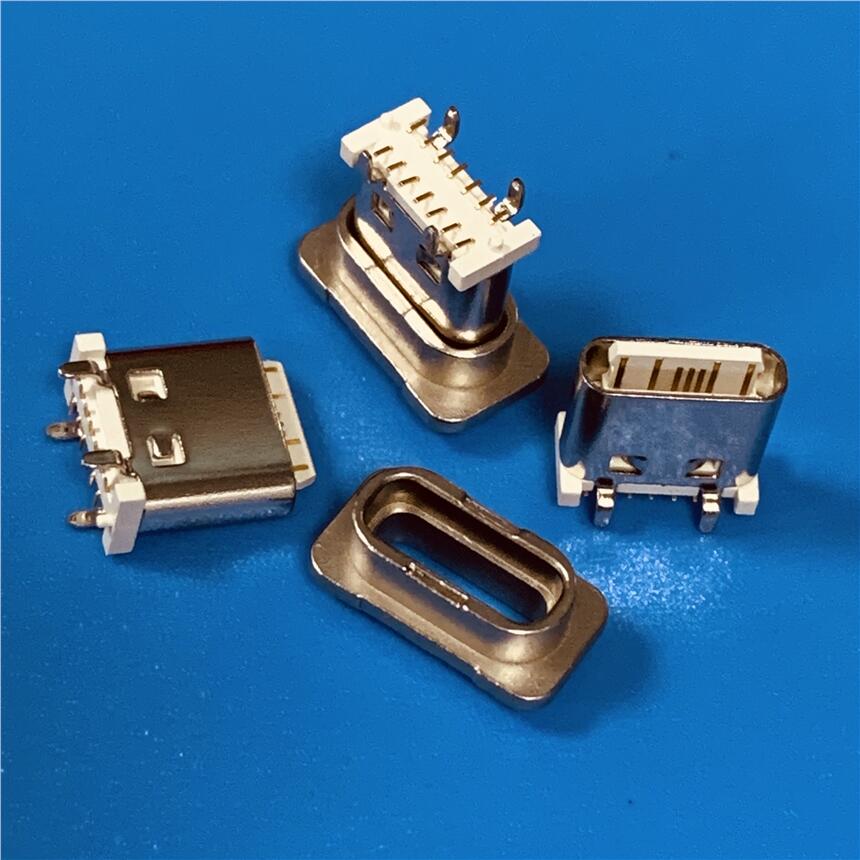 3.1 14P立式貼片母座8.0 TYPE C 14P直立式貼板8.0mm USB 14P