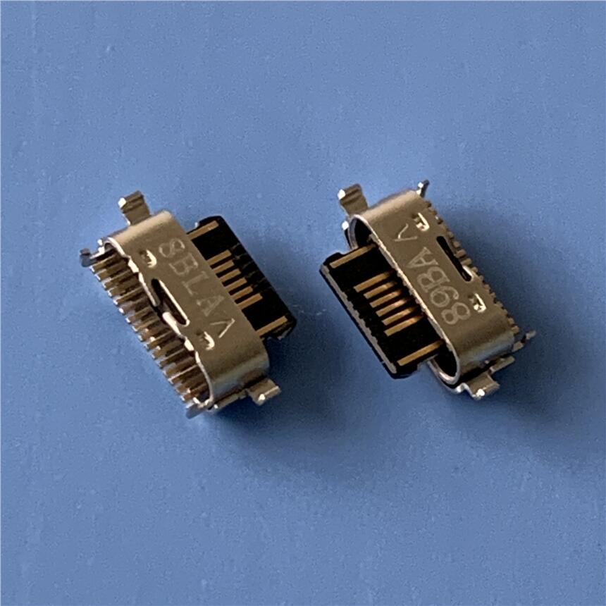 USB 3.1 16P沉板貼片母座 TYPE-C 16P超短體縮口 快充插座 3.1 沉板