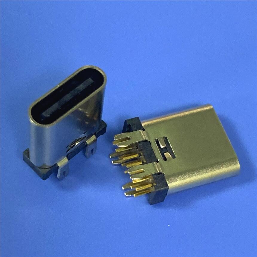 TYPE C 14PʽֱĸUSB 3.1 14PIN̶_DIP10.0MM