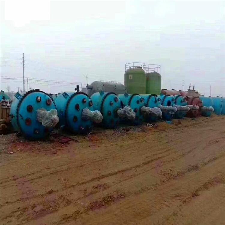 怒江處理二手1000L搪瓷反應釜,6噸搪瓷反應釜