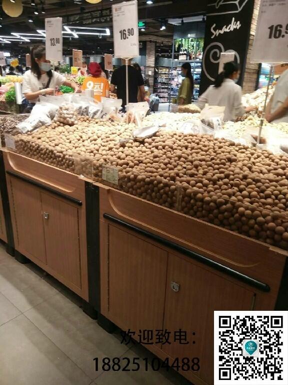 黃驊辦公室零食貨架 超市食品擺放散貨中島柜圖片