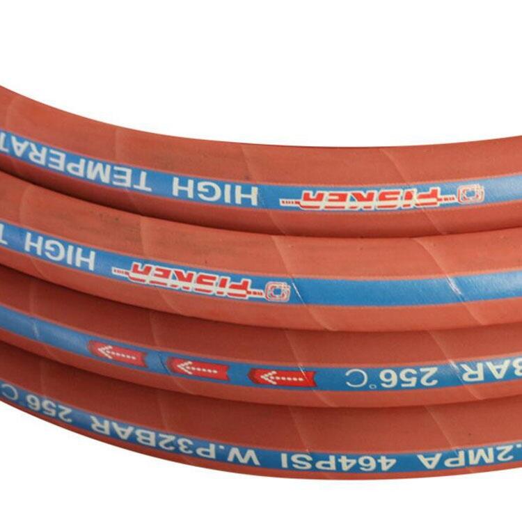 耐溫236度鋼絲編織紅色蒸汽管|紅色高溫?zé)崴z管