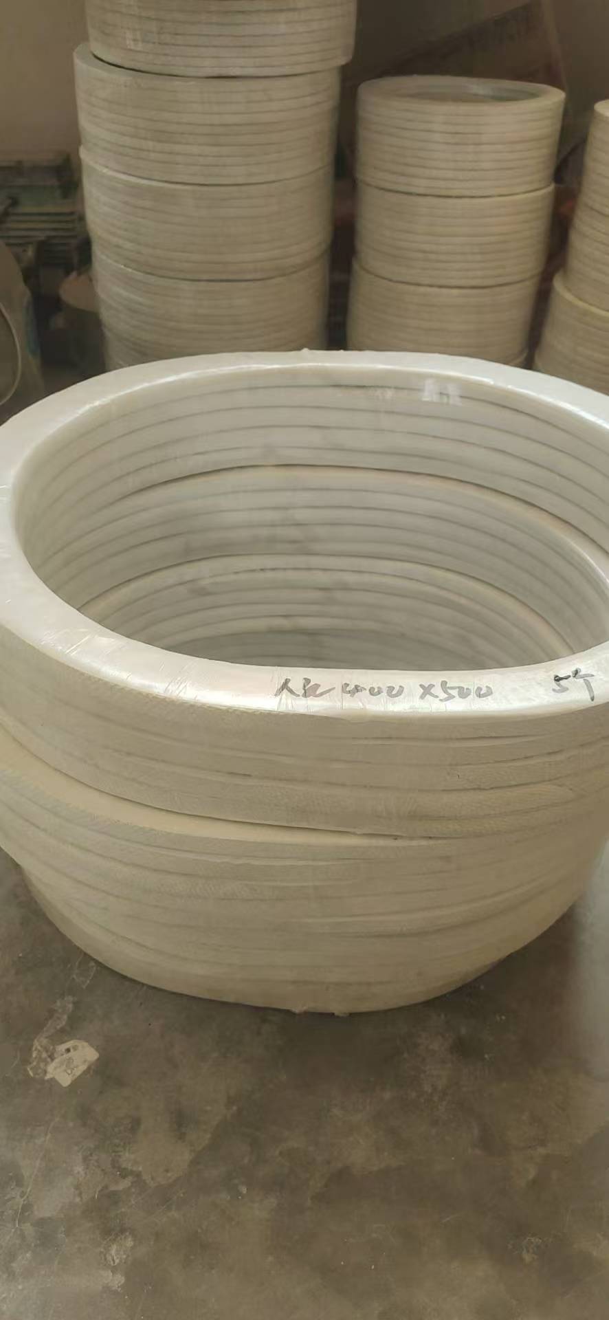 齒輪箱Class150方形帶孔石棉密封墊按圖加工