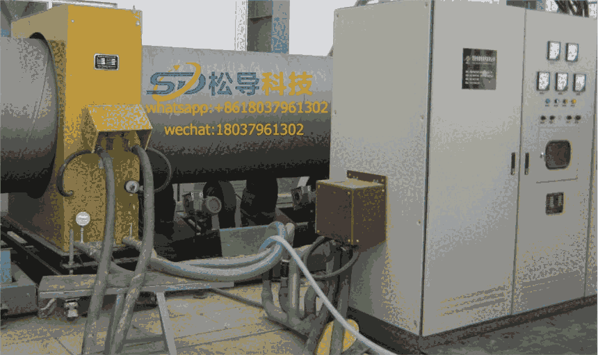 4.8米鋼管中頻感應加熱內環(huán)氧粉末噴涂設備