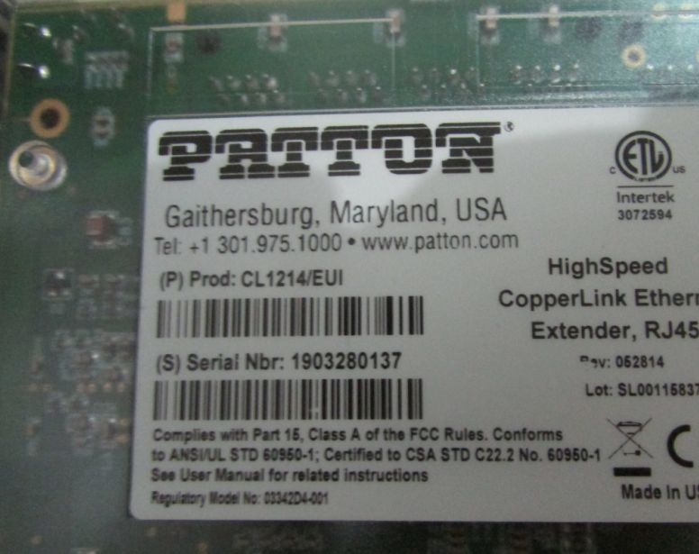 3088A/I/EUI  PATTON^