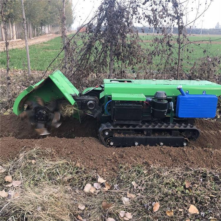 低矮型履帶耕地機(jī) 果園管理開溝機(jī) 柴油動力除草機(jī)