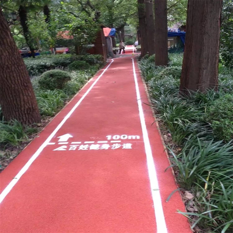 小區(qū)健身步道材料施工 公園健身路徑建設(shè)鋪裝