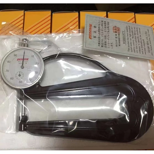 日本孔雀PEACOCK大喉深指針式厚度表H-30