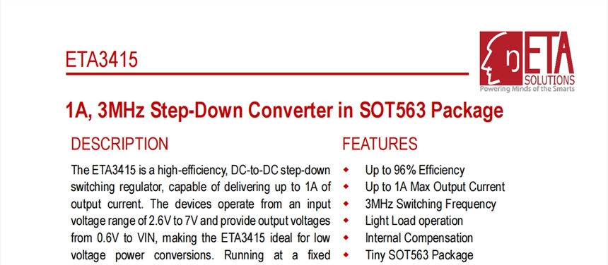 ETA3415,pdЧͨýMP1601