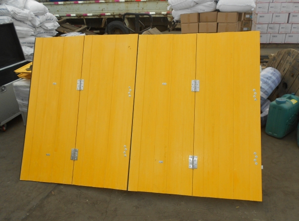 政府采購清單國債中標產品鋁合金支架+玻璃鋼面板的防汛子堤