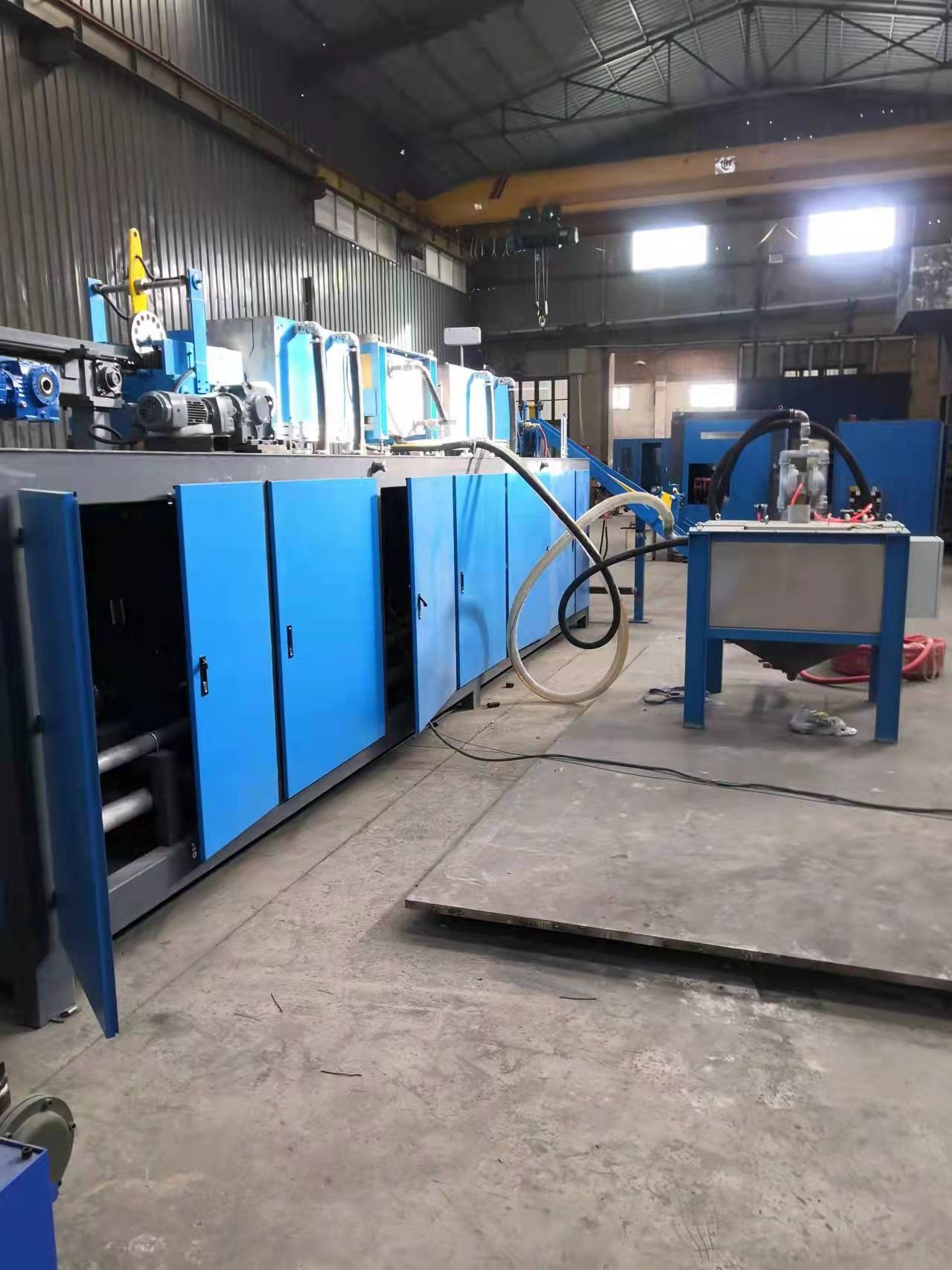 600KW石油鉆桿鉆鋌鋼板中頻爐加熱生產線求購