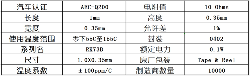 日本KOA電阻器原廠現(xiàn)貨供應