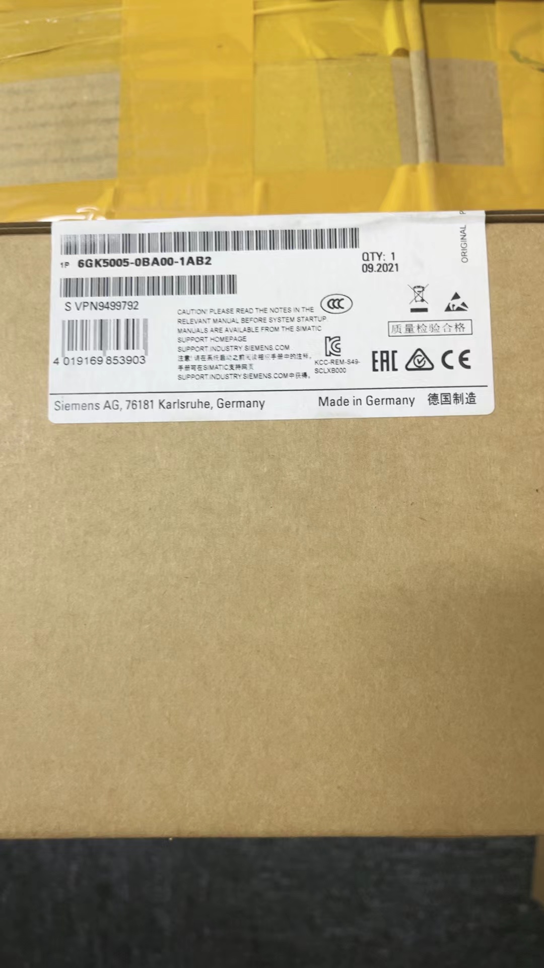 TӽQC(j) 6GK5005-0BA00-1AB2ԭbF(xin)؛gӭԃr