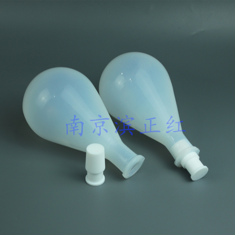 特氟龍PFA旋蒸瓶500ml耐酸堿PFA蒸餾瓶1000ml化工制藥新材料PFA反應(yīng)燒瓶
