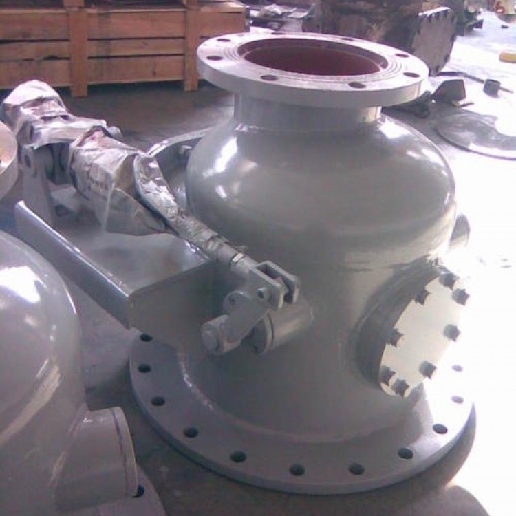 新聞:軒誠閥門直銷   鐘罩式翻板進料閥JQ641FM