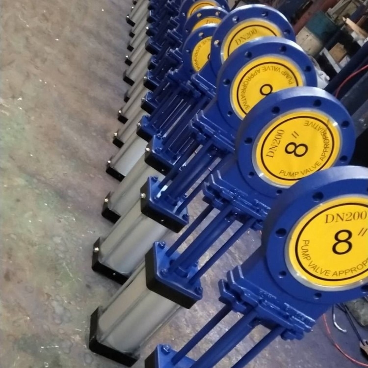 新聞:軒誠閥門直銷   氣動(dòng)陶瓷刀閘閥PZ673TC