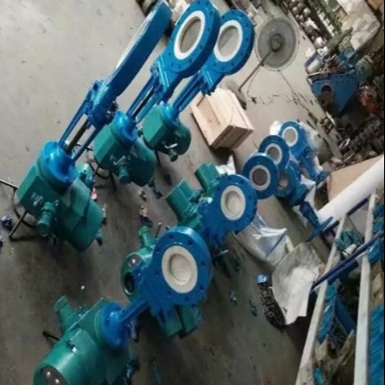 新聞:軒誠閥門直銷   電動陶瓷刀閘閥PZ973TC