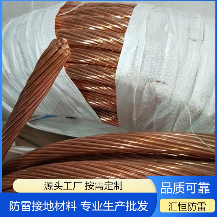 銅包鋼絞線覆銅絞線電廠升壓站用性能穩(wěn)定電力工程用