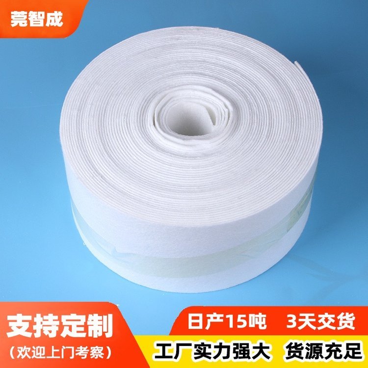 白色熱壓燙面無(wú)紡布不織布鞋材硬質(zhì)無(wú)紡布床墊夾層針刺棉廠家支持定制