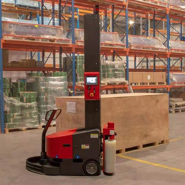 光括包裝充電式纏繞膜打包機走地式纏繞膜包裝機