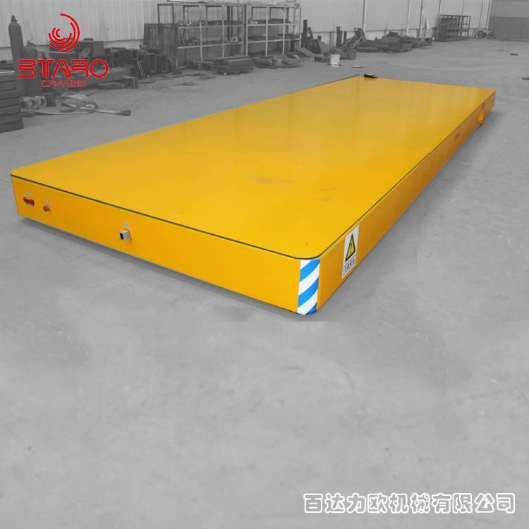 工業(yè)轉(zhuǎn)序平車無軌遙控電動平臺車電池供電無軌平車百達力歐