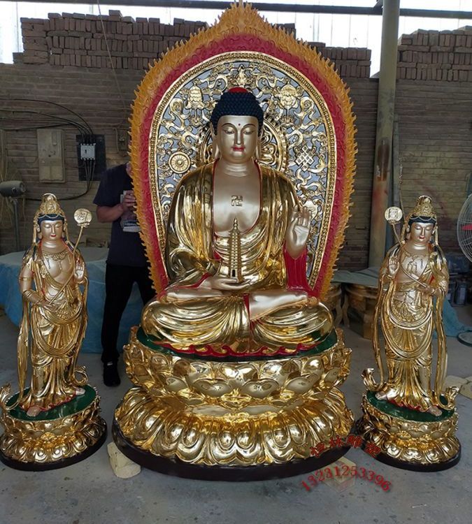 藥師佛佛像純銅鑄造大型寺院黃銅1米8釋迦牟尼佛阿彌陀銅像廠家