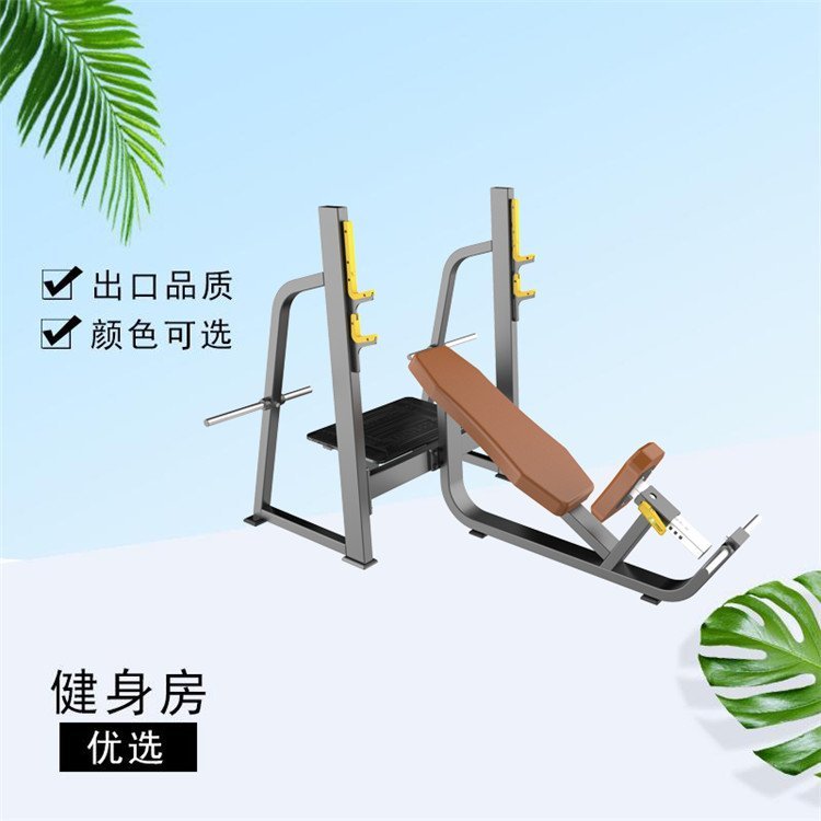 俱樂部健身器材上斜舉架商用健身器材廠家一站式