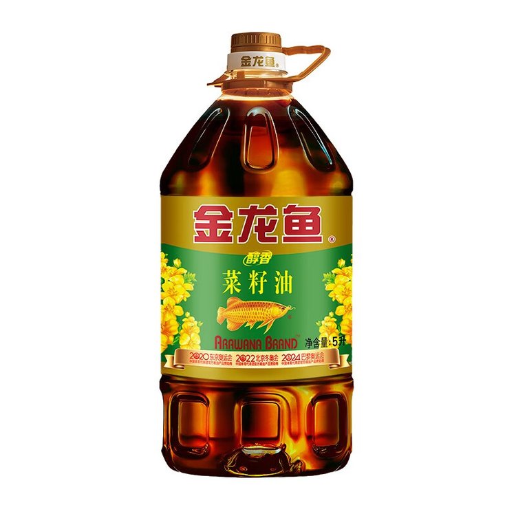 金龍魚食用油醇香菜籽油5L重慶單位節(jié)慶員工福利配送
