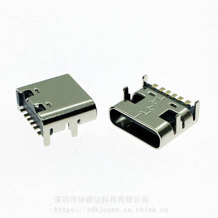 TYPECPʽ7.4mmĸUSB3.16PIN_DIP SMTL=7.4