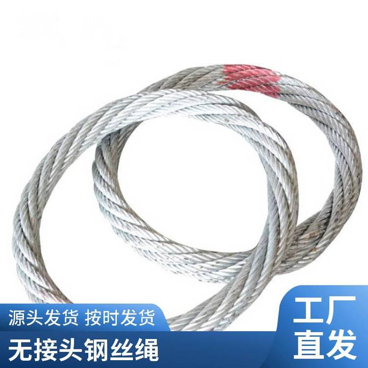 無接頭鋼絲繩-304不銹鋼結鋼繩-鍍鋅傳動環(huán)形繩圈
