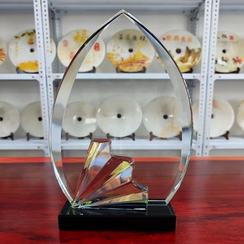 乖寶水晶獎杯感謝牌制作退休牌榮譽紀念品老師教師節(jié)獎牌