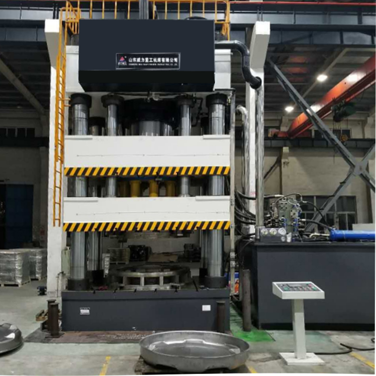 威力重工2500噸封頭保溫桶拉伸成型液壓機(jī)四梁四柱大型雙動油壓機(jī)
