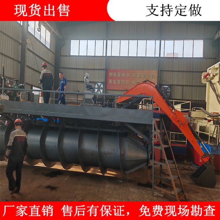 泥地兩棲螺旋推進(jìn)車多功能加裝設(shè)備永勝牌螺旋推進(jìn)車淺海清淤