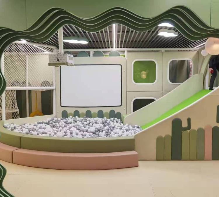 室內(nèi)游樂設(shè)備兒童樂園親子淘氣堡小型滑梯娛樂設(shè)施