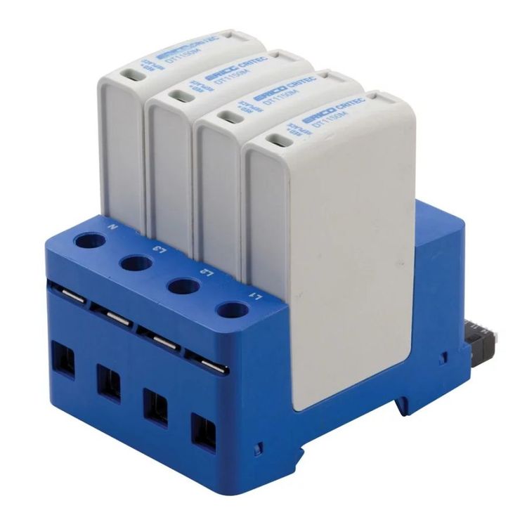 ERICO\/艾力高DT1DIN軌浪涌保護(hù)器I II類12.5kA3 1模式防雷器