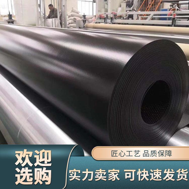 土工膜防滲膜防曬防氧化魚塘藕池加厚養(yǎng)殖土工防水膜阻根膜0.5