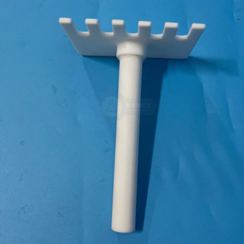 聚四氟乙烯釘耙耐酸堿藥耙子PTFE鏟子可定制