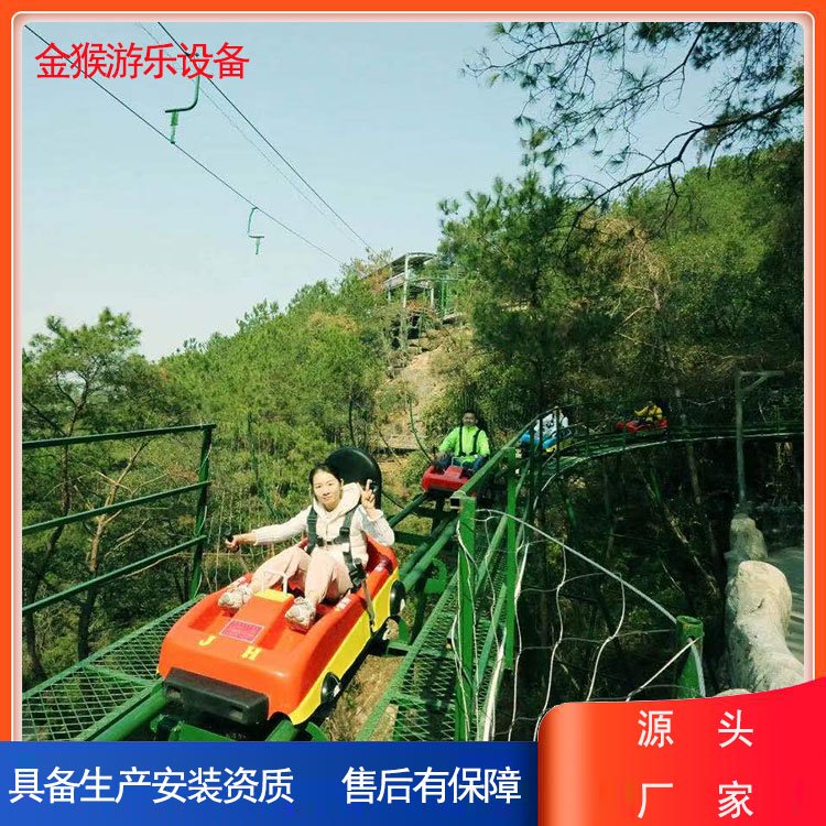 景區(qū)戶外大型游樂設(shè)備廠家景區(qū)滑道雙軌無動力游樂設(shè)備