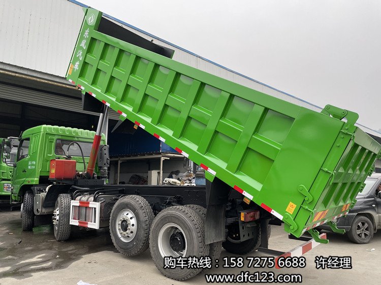 前四后六輕皮平板貨車(chē)前4后6縮短橋自卸車(chē)大箱6米
